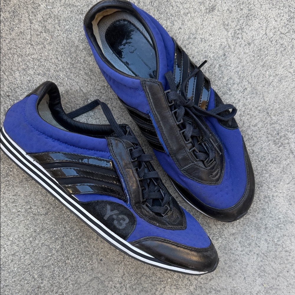 Y-3 Men's Sneakers in Blue and Black